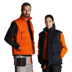 FAGEO 00060 6pocket VEST JACKET NAVY BLUE BLACK MODELS ERGASIA STORES